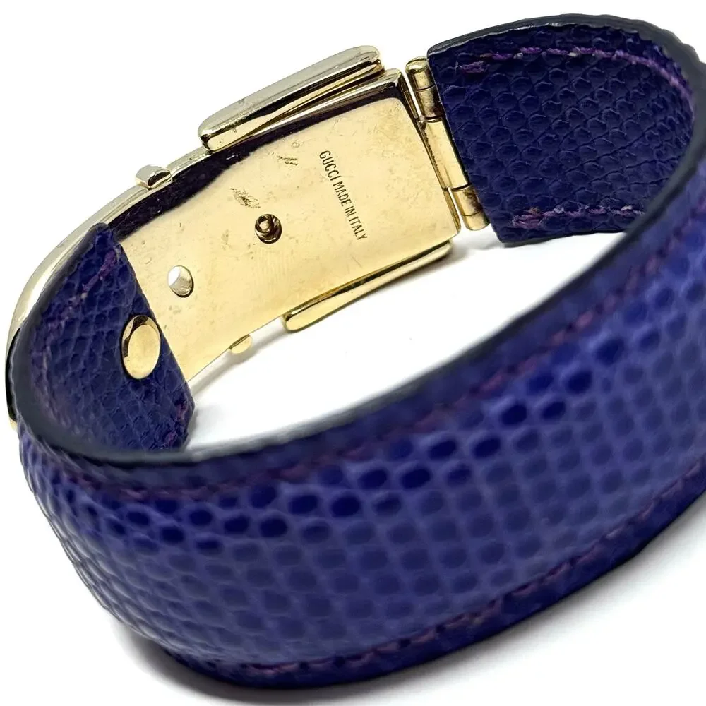 Gucci Purple Lizard Bracelet